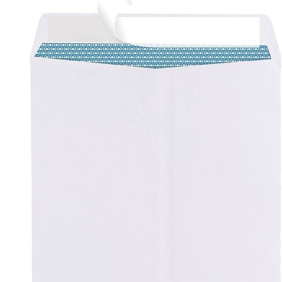 Aimoh #10 - 100 Counts 10 X 13 Self-Seal Security White Catalog Envelopes - 28Lb - Picture 2 of 6